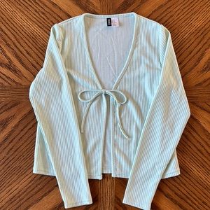 Mint green cardigan